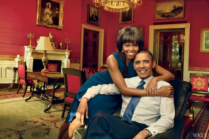 Барак Обама и Мишель Обама