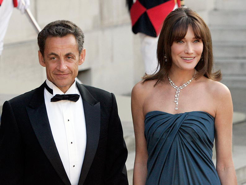 Николя Саркози  и  Карла Бруни